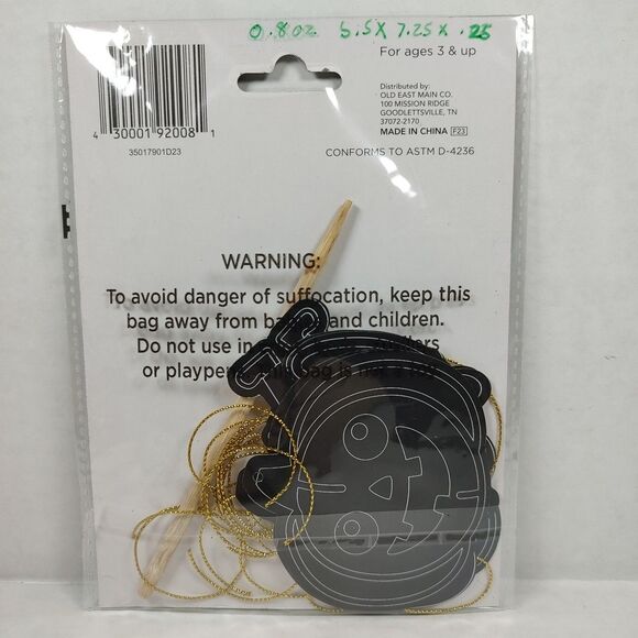 Halloween Scratch & Reveal Activity 8 Count Cards Strings 1 Stick Ghost Pumpkin - Picture 5 of 8